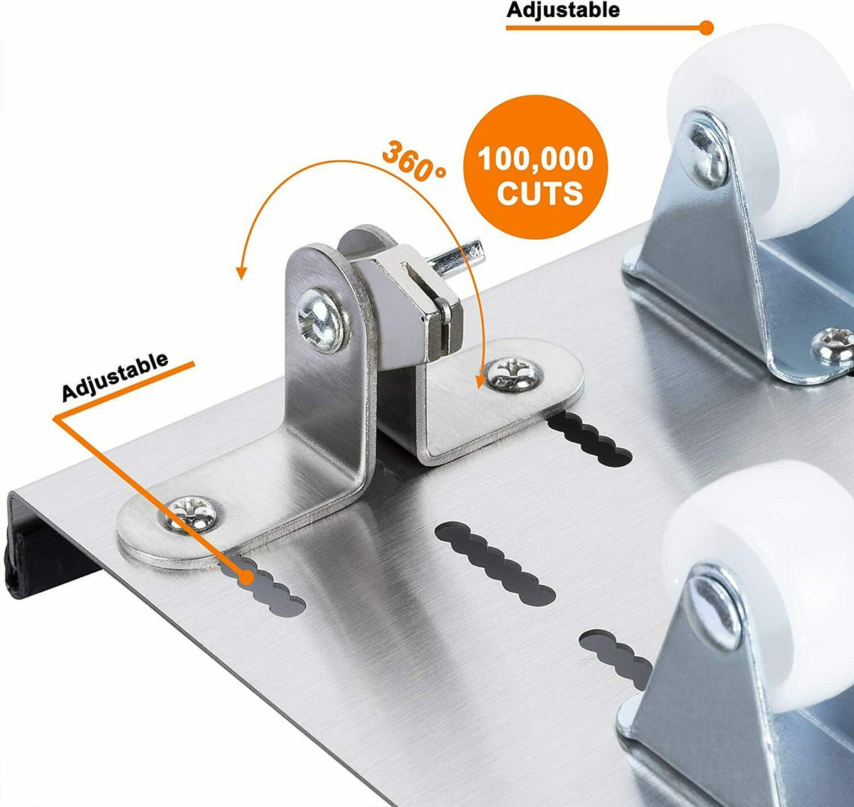 Kinkajou Tagliabottiglie Professionale Con Doppia Lama In Carburo E Portabottiglie In Acciaio