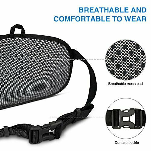 Marsupio Pieghevole Leggero 2L, Idrorepellente, Con Tracolla Regolabile, Per Trekking E Outdoor, Unisex