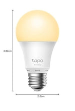 Carica l&#39;immagine nel visualizzatore di Gallery, TP-Link Tapo L510E Lampadina Wi-Fi E27, Funziona con Amazon Alexa e Google Home, 806 lumen, Giallo caldo dimmerabile dall&#39; 1% al 100%, 2700 K, Controllo da remoto, 1 pezzo