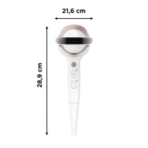 Rowenta CV5830 Studio Dry Glow Asciugacapelli con Booster Ionico, Phon per Capelli 2100W, Tecnologia Effiwatts, Thermo Control, 1 Diffusore e 1 Concentratore, 6 Combinazioni di Velocità/Temperatura