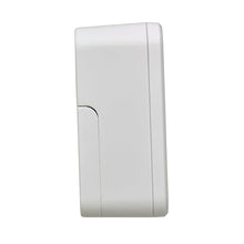 Carica l&#39;immagine nel visualizzatore di Gallery, TFA Dostmann Mini sveglia con temperatura, 60.2044.02, orologio da tavolo, funzionamento a batteria, con data e termometro interno, sveglia da viaggio, piccolo, bianco