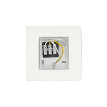 Carica l'immagine nel visualizzatore di Gallery, Applique in Gesso Ceramico Cubo - Attacco G9 - Lampada da muro per spazi interni, camera, corridoio, soggiorno - Lampadina intercambiabile - Verniciabile - Design Moderno