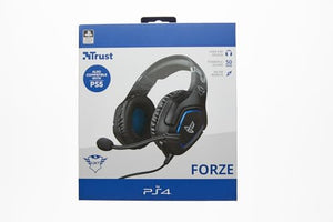 Trust Gaming GXT 488 Forze Cuffie PS4 e PS5 con Licenza Ufficiale PlayStation, Over-Ear, Microfono Ripiegabile e Archetto Regolabile, Jack Audio 3.5 mm, Cuffie Gaming Cablate - Nero
