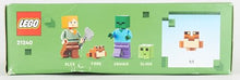Carica l&#39;immagine nel visualizzatore di Gallery, LEGO Minecraft Avventura nella Palude, Modellino da Costruire con Personaggi di Alex e Zombie nel Bioma, Giochi per Bambini, Idee Regalo Compleanno 21240