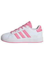 Carica l'immagine nel visualizzatore di Gallery, adidas Grand Court Lifestyle Tennis Lace-up Shoes, Scarpe Unisex - Adulto, Ftwr Bianco Bliss Rosa Nucleo Nero, 37.5 EU