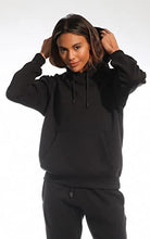 Carica l'immagine nel visualizzatore di Gallery, Light &amp; Shade LSLSWT005 Top in Felpa con Cappuccio Super Soft Touch Loungewear da Donna, Nero, S