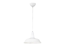 Carica l'immagine nel visualizzatore di Gallery, Reality Leuchten r30421078 Will, lampada a sospensione, metallo, E27, Grigio, 36 x 36 x 150 cm, Metallo, bianco opaco, 3