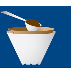 Menalux CFP4 - 100 filtri in carta, numero 4, per macchina da caffè Drip