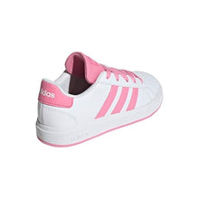 Carica l'immagine nel visualizzatore di Gallery, adidas Grand Court Lifestyle Tennis Lace-up Shoes, Scarpe Unisex - Adulto, Ftwr Bianco Bliss Rosa Nucleo Nero, 37.5 EU