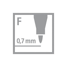 Carica l'immagine nel visualizzatore di Gallery, Pennarello a punta fine e fusto triangolare - STABILO Trio A-Z - Astuccio da 18 - Colori assortiti