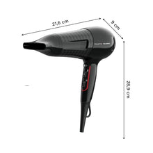 Carica l'immagine nel visualizzatore di Gallery, Rowenta x Karl Lagerfeld CV591L Powerline Asciugacapelli, 2300 W, Boost di Ioni, Impostazione Thermo Control per Proteggere i Capelli, 6 Impostazioni di Velocità/Temperatura