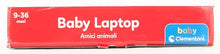 Carica l'immagine nel visualizzatore di Gallery, Baby Clementoni - 17677 - Laptop Amici Animali, Gioco Interattivo 9 mesi, Centro Attività e Computer Educativo per Bambini (Versione in Italiano)