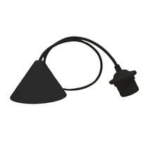 Carica l'immagine nel visualizzatore di Gallery, Portalampada E27 Nero | Supporto Resistente per Lampadine LED | Accessorio Moderno per Casa e Ufficio | Compatibile con 