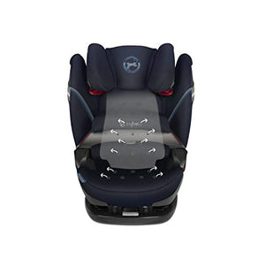 Cybex Gold Pallas S Fix Seggiolino Auto 2 in 1 con e senza ISOFIX, Bambini Gruppo 1/2/3/9-36 kg, dai 9 Mesi ai 12 Anni, Nero (Granite Black)