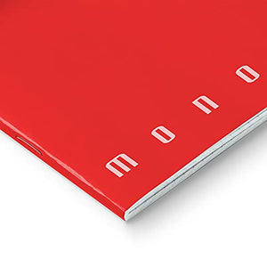 Pigna Monocromo 02298880Q, Quaderno Formato A4, Rigatura 0Q, Quadretti 5 Mm con Margine per 2° e 3° Elementare, Carta 100G/Mq, Pacco da 10 Pezzi