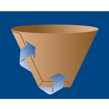 Carica l&#39;immagine nel visualizzatore di Gallery, Menalux CFP4 - 100 filtri in carta, numero 4, per macchina da caffè Drip