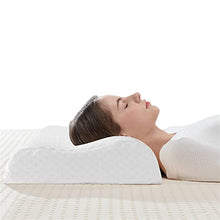 Carica l'immagine nel visualizzatore di Gallery, Cuscino cervicale ortopedico in memory foam, cuscino ergonomico per dolori al collo, per chi dorme sul fianco Cervicale Memory Foam, Cuscino, Guanciale Letto in Memory Foam Ergonomico per Dolori a Collo e Cervicali, Federa Morbida Rimovibile e Lavabile