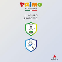 Carica l&#39;immagine nel visualizzatore di Gallery, PRIMO - Tempere Lavabili per Bambini, 6 Colori per Bambini +3 Anni da 1L con Dosatore, Colori a Tempera per Dipingere Carta Stoffa Vetro, Pittura, Cartoleria, Lavoretti Creativi e Materiale Scolastico