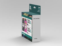 Carica l&#39;immagine nel visualizzatore di Gallery, Heroil 302 XL 302XL Cartucce d&#39;inchiostro Sostituzione per HP 302 nero e colore per HP Envy 4520 4522 4525 Officejet 3830 3834 4650 4652 DeskJet 1110 2130 3630 3632 3634 3636 (2-Pack)