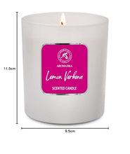 Carica l'immagine nel visualizzatore di Gallery, Candela Profumata di Limone Verbena 200g - Candela con Olio Essenziale di Verbena - Candela Alla Cera di Soia - Candele per la Casa - Aromaterapia - Candela Regalo - Idea per il Compleanno - Natale