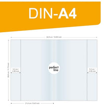 Carica l'immagine nel visualizzatore di Gallery, perfect line • 15 copertine quaderni A4, chiara e trasparente, Copertina quaderno A4 in PP riciclabile, Fodere per quaderni, FATTO IN UE