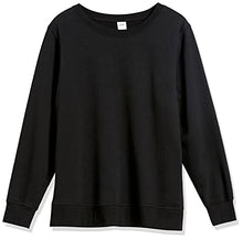 Carica l'immagine nel visualizzatore di Gallery, Amazon Essentials Felpa in Pile Girocollo (Disponibile in Taglie Forti) Donna, Nero Puntinato, XL