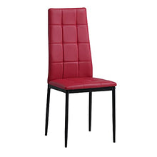 Carica l'immagine nel visualizzatore di Gallery, Albatros Sedia per Sala da Pranzo Rimini, Set di 4 sedie, Rosso, SGS Testato