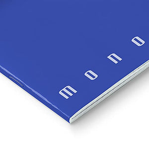 Pigna Monocromo 02298880Q, Quaderno Formato A4, Rigatura 0Q, Quadretti 5 Mm con Margine per 2° e 3° Elementare, Carta 100G/Mq, Pacco da 10 Pezzi