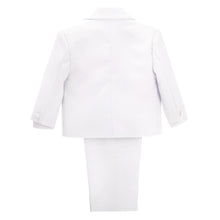 Carica l'immagine nel visualizzatore di Gallery, Abiti e Giacche Smoking Completo Elegante Matrimonio Cerimonia Battesimo per Bambino Bimbo Taglia 6 Mesi, Bianco 057