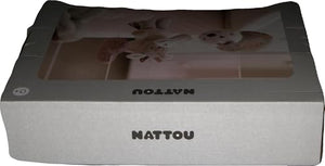 Nattou Giostrina musicale, Nina, Jade e Lili, Melodia "La-Le-Lu", 37 x 31 x 9 cm, Beige/Rosa/Bianco, 987240