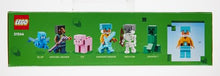 Carica l&#39;immagine nel visualizzatore di Gallery, LEGO Minecraft L&#39;Avamposto della Spada Giocattolo da Costruire con Figure di Creeper, Soldato, Guerriero Guardiano e Scheletro, Giochi per Bambini e Bambine da 8 Anni, Idea Regalo di Compleanno 21244