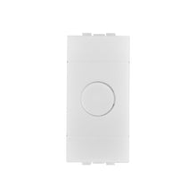 Carica l'immagine nel visualizzatore di Gallery, Lampada segnapasso LED da incasso 1 modulo con tasto click ON/OFF, luce bianca fredda 6000K, compatibile BTicino Living,