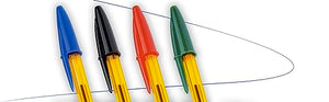BIC Cristal Original Fine Penne A Sfera Con Punta Fine (0,8 Mm) - Nere, Confezione Da 4