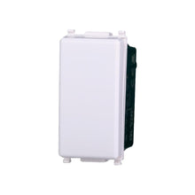 Carica l'immagine nel visualizzatore di Gallery, Elektronova Pulsante Unipolare 1P 10A Bianco compatibile Vimar Plana Kit 4 Pezzi 1001
