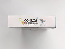 Carica l'immagine nel visualizzatore di Gallery, Condis Costruzioni Magnetiche Bambini 42 Pezzi, Giochi 3 4 5 6 7 anni, Educativi Calamite Puzzle Montessori