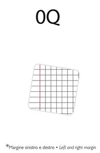 Pigna Monocromo 02298880Q, Quaderno Formato A4, Rigatura 0Q, Quadretti 5 Mm con Margine per 2° e 3° Elementare, Carta 100G/Mq, Pacco da 10 Pezzi