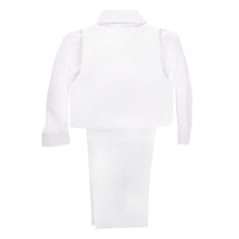 Carica l'immagine nel visualizzatore di Gallery, Abiti e Giacche Smoking Completo Elegante Matrimonio Cerimonia Battesimo per Bambino Bimbo Taglia 6 Mesi, Bianco 057