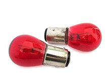 Carica l'immagine nel visualizzatore di Gallery, CARALL 2 Pezzi di Lampade Alogena 12V Per Auto (PR21/5W BAW15D Asimmetrica 12V 21/5W Rosso)