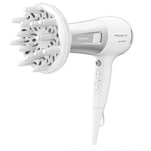 Carica l'immagine nel visualizzatore di Gallery, Rowenta CV5930 Powerline Asciugacapelli con Booster Ionico, Phon per Capelli 2100W, Tecnologia Effiwatts, Thermo Control, 1 Diffusore e 1 Concentratore, 6 Combinazioni di Velocità/Temperatura