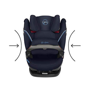 Cybex Gold Pallas S Fix Seggiolino Auto 2 in 1 con e senza ISOFIX, Bambini Gruppo 1/2/3/9-36 kg, dai 9 Mesi ai 12 Anni, Nero (Granite Black)