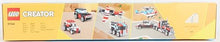 Carica l&#39;immagine nel visualizzatore di Gallery, LEGO Creator 3 in 1 Autocarro con Elicottero, Giochi per Bambini e Bambine da 7 Anni, Camion Giocattolo Ricostruibile in Aereo e Cisterna o in Auto da Corsa e SUV, Idea Regalo di Compleanno 31146