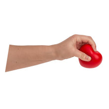 Carica l'immagine nel visualizzatore di Gallery, Cuore antistress in silicone morbido, rosso, giocattolo rilassante per adulti, confezione singola in scatola trasparente