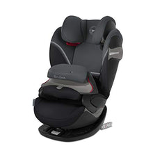 Carica l&#39;immagine nel visualizzatore di Gallery, Cybex Gold Pallas S Fix Seggiolino Auto 2 in 1 con e senza ISOFIX, Bambini Gruppo 1/2/3/9-36 kg, dai 9 Mesi ai 12 Anni, Nero (Granite Black)