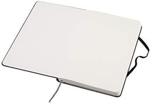 Carica l'immagine nel visualizzatore di Gallery, Amazon Basics Taccuino classico con pagine bianche, Misura Grande, Nero, 13.5 x 21 cm