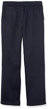 Carica l'immagine nel visualizzatore di Gallery, Amazon Essentials Pantaloni sportivi in pile con fondo aperto (disponibili nelle taglie Big &amp; Tall) Uomo, Blu Marino, XL