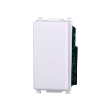 Carica l'immagine nel visualizzatore di Gallery, Elektronova Invertitore 1P 16A Bianco compatibile Vimar Plana 0901