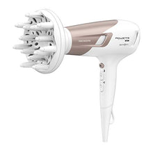 Carica l&#39;immagine nel visualizzatore di Gallery, Rowenta CV5830 Studio Dry Glow Asciugacapelli con Booster Ionico, Phon per Capelli 2100W, Tecnologia Effiwatts, Thermo Control, 1 Diffusore e 1 Concentratore, 6 Combinazioni di Velocità/Temperatura
