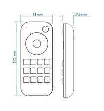 Carica l'immagine nel visualizzatore di Gallery, AstraLED - RT9 Telecomando Touch RF 2.4 GHz per il Controllo delle Strisce a Led RGB e RGBW (RGB+Bianco). Supporta 4 zon
