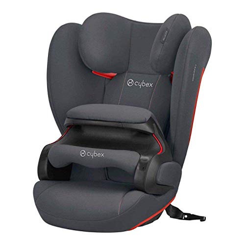 CYBEX Silver Seggiolino auto per bambini Pallas B-Fix, Per auto con e senza ISOFIX, Gruppo 1/2/3 (9-36 kg), Da 9 mesi ca. a 12 anni, Steel Grey