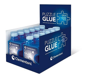 Clementoni - Colla per Puzzle Liquida, 1 Barattolo di Colla 200ml, Utile ad Incorniciare Puzzle con Applicatore in Spugna, Asciugatura Rapida, Accessori Puzzle Adulti e Bambini, Made in Italy, 37044